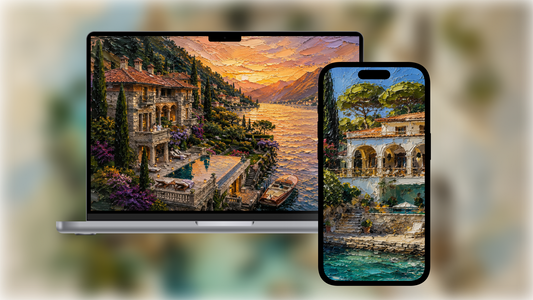 Motivational Background - Mediterranean Escapes – Vol. 1 (5 Designs for Every screen)