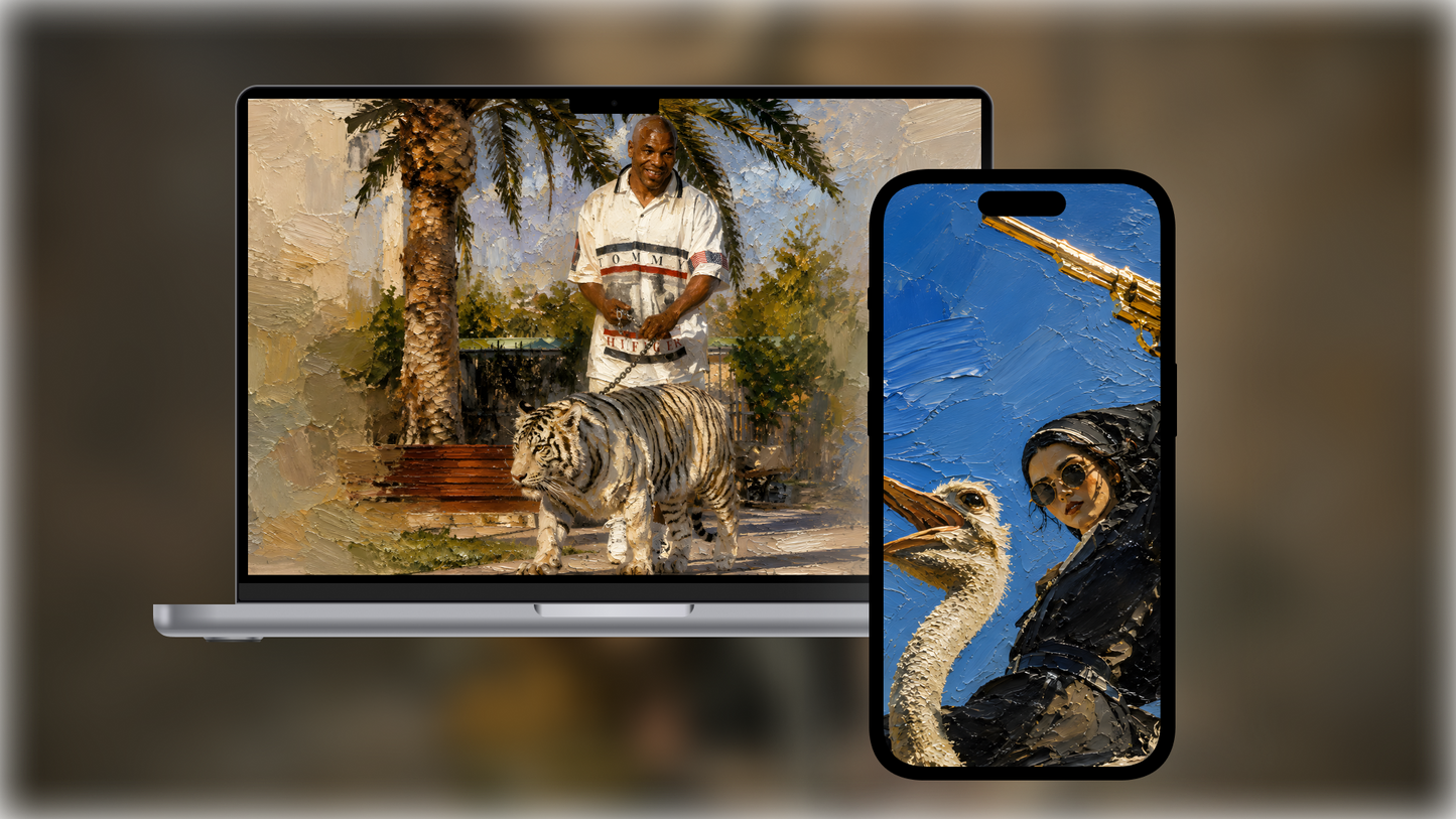 Motivational Background – Untamed Instinct Part 1 (5 Designs for Every Screen)